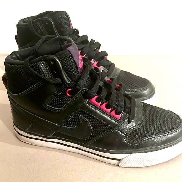 Nike Shoes Nike Delta Force High Top Sneakers 65 Black Poshmark